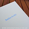Buddies for Life Dog Greeting Card - Inside